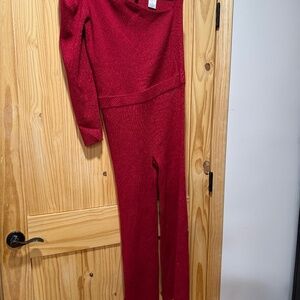 Sofia Christmas one sleeve sweater jumper